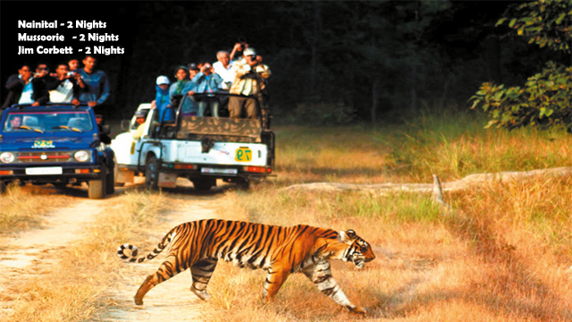 Nainital Jim corbett Mussoorieby Flight