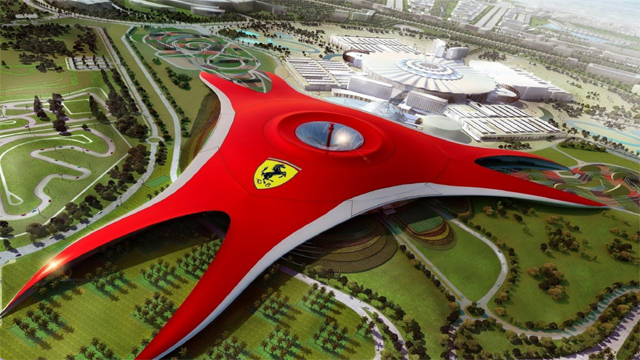 Dubai Abu Dhabi with Ferrari Park